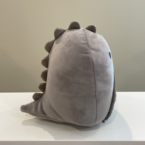 NWT 8” Lang the Grey Dinosaur Squishmallow - Cozy Squad - Picture 3 of 6